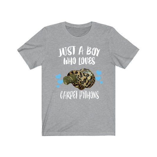 Just A Boy Who Loves Carpet Pythons Shirt - Carpet Python print design