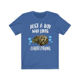 Just A Boy Who Loves Carpet Pythons Shirt, Carpet Python Lover Shirt, Snake Shirt, Python Lover Gift, Animal Adult Toddler Kids T-Shirt Image 2