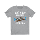 Just A Boy Who Loves Cicadas Shirt, Cicada Lover Shirt, Insect Shirt, Insect Lover Gift, Animal Adult Kids T-Shirt Image 2