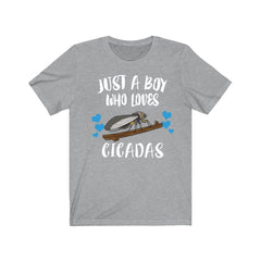 Just A Boy Who Loves Cicadas Shirt - cicada print design
