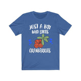 Just A Boy Who Loves Cranberries Shirt, Cranberry Lover Shirt, Fruit Shirt, Cranberry Lover Gift, Animal Adult Kids T-Shirt Image 3