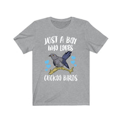 Just a boy who loves cuckoo birds brood parasite woodland tee