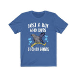 Just A Boy Who Loves Cuckoo Birds Shirt, Bird Lover Shirt, Cuckoo Bird Shirt, Bird Lover Gift, Animal Adult Kids T-Shirt Image 3