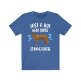 Just A Boy Who Loves Dingoes Dogs Shirt, Dog Lover Shirt, Dingo Shirt, Dingo Gift, Animal Adult Kids T-Shirt Image 3