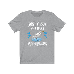 Yellow-Billed Egret T-Shirt for Boys - yellow-billed egret print design