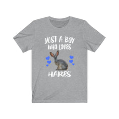 Just A Boy Who Loves Hares Shirt - hare print design