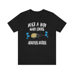 Just A Boy Who Loves Hercules Beetles Shirt - Hercules Beetle print design
