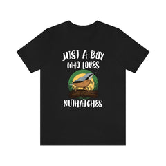 Nuthatch T-Shirt for Boys - nuthatch print design