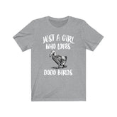 Just A Girl Who Loves Dodo Birds Shirt, Dodo Bird Shirt, Bird Lover Gift, Birding Shirt, Animal Lover Adult Toddler Infant Kids Gift T-Shirt Image 1