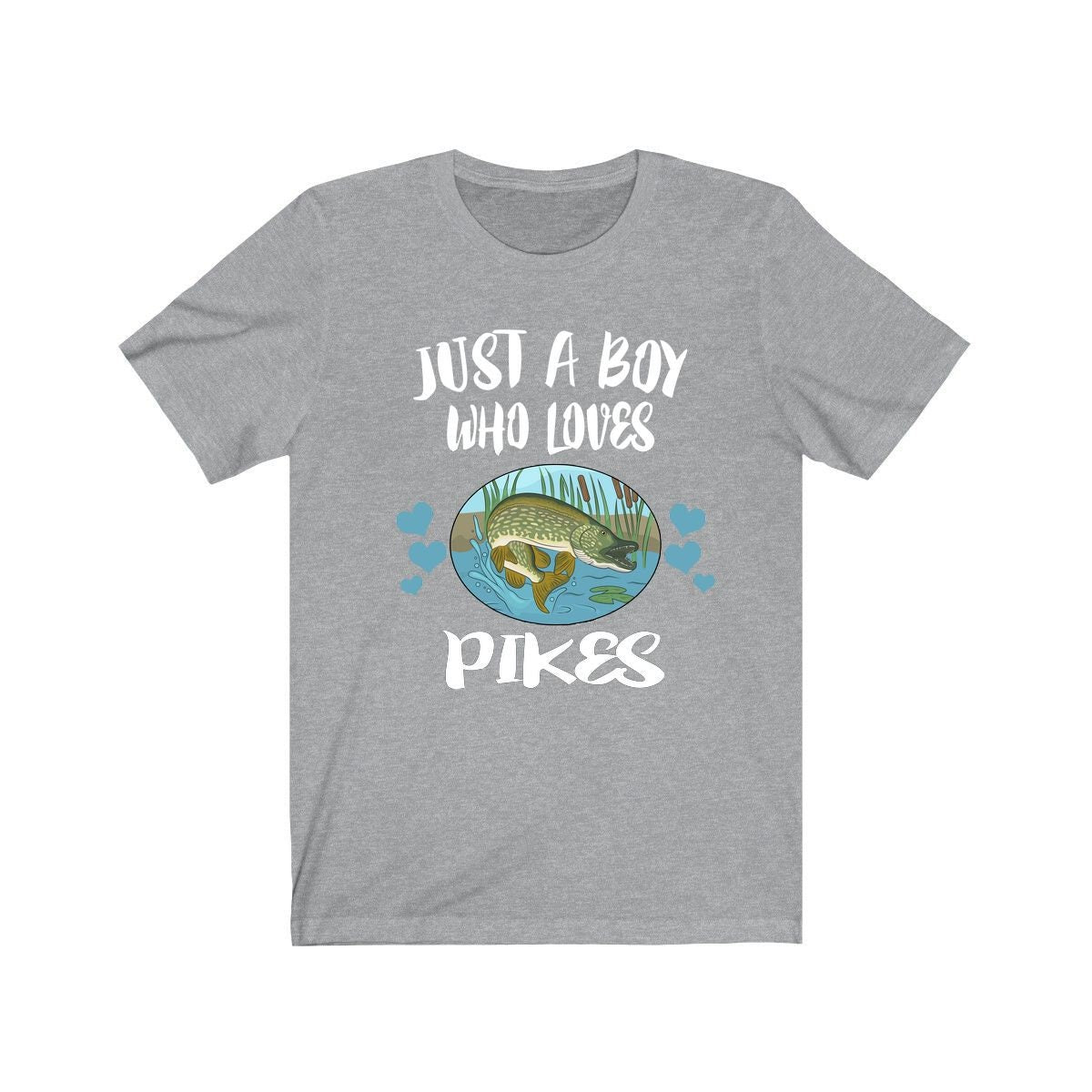 Just A Boy Who Loves Pikes Fish Shirt - pike print design