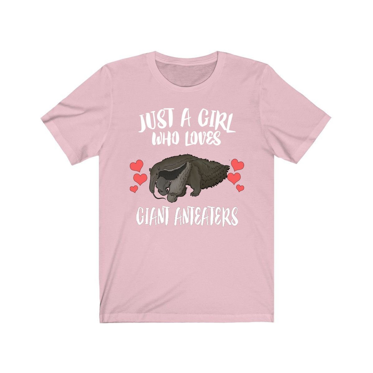 Giant Anteater Girl T-Shirt - giant anteater print design