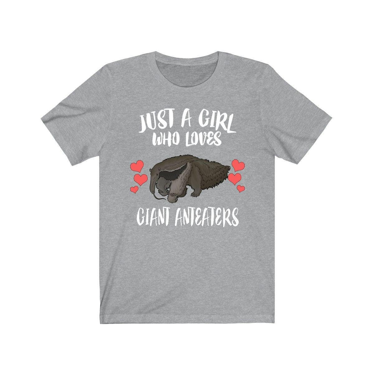 Just A Girl Who Loves Giant Anteaters Shirt, Anteater Shirt, Anteater Lover Gift, Animal Lover Adult Toddler Infant Kids Gift T-Shirt Image 1