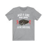 Just A Girl Who Loves Giant Anteaters Shirt, Anteater Shirt, Anteater Lover Gift, Animal Lover Adult Toddler Infant Kids Gift T-Shirt Image 1