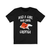 Just A Girl Who Loves Goldfish Shirt, Goldfish Shirt, Goldfish Lover Gift, Animal Lover Adult Toddler Infant Kids Gift T-Shirt Image 1