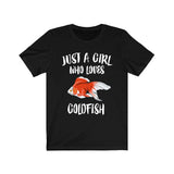 Just A Girl Who Loves Goldfish Shirt, Goldfish Shirt, Goldfish Lover Gift, Animal Lover Adult Toddler Infant Kids Gift T-Shirt Image 1