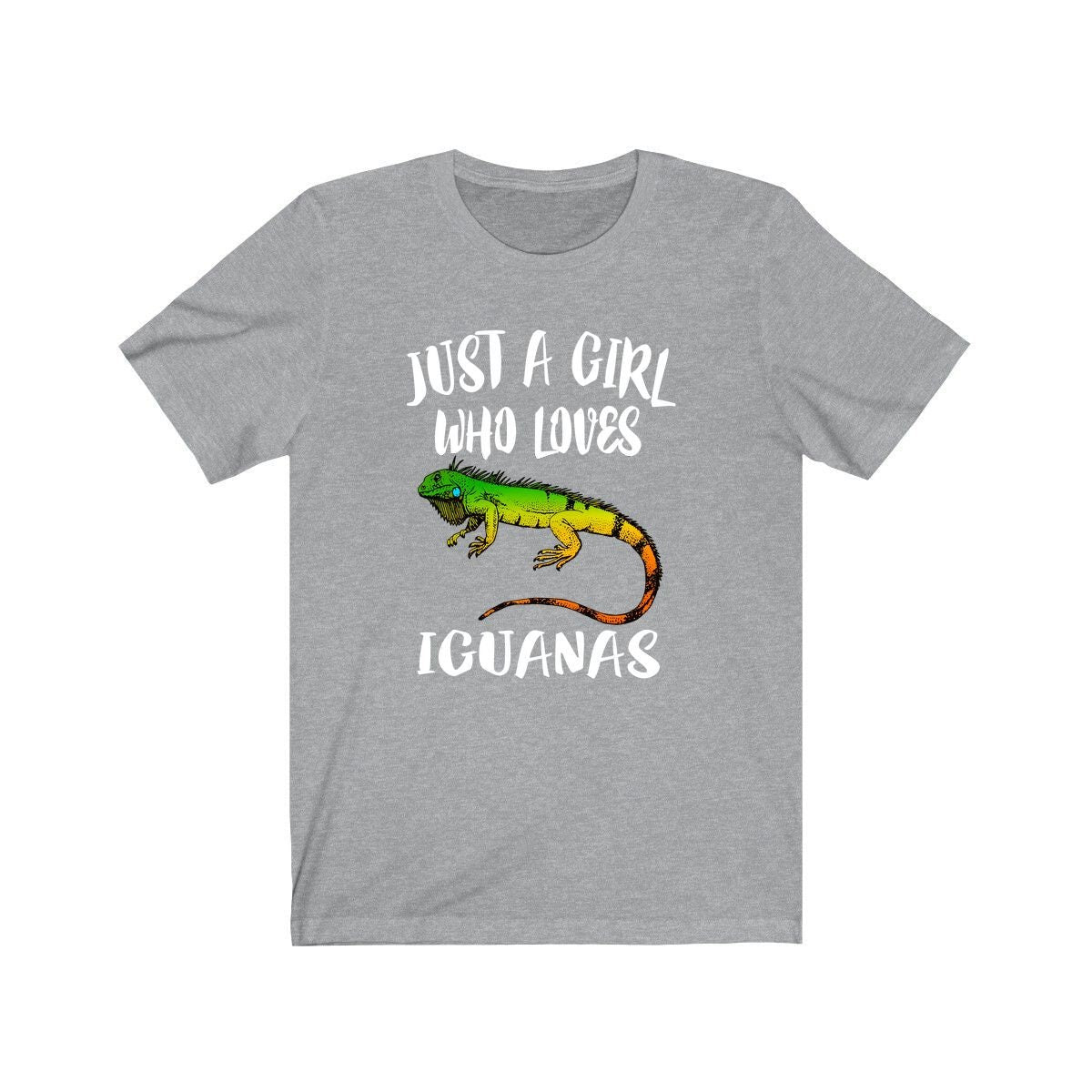 Just A Girl Who Loves Iguanas Shirt, Iguana Lover Shirt, Lizard Lover Gift, Lizard Shirt, Adult Toddler Infant Kids Gift T-Shirt Image 1