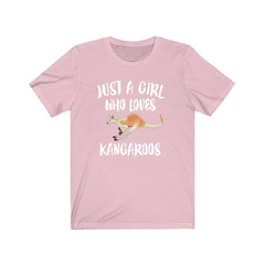 Just a girl who loves kangaroos Australian outback marsupial tee
