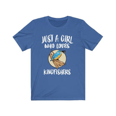 Just A Girl Who Loves Kingfishers Shirt - kingfisher print design