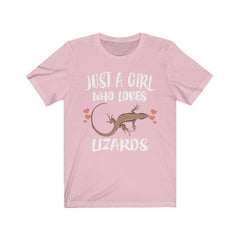 Just A Girl Who Loves Lizards Shirt - lizard print design