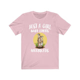 Just A Girl Who Loves Meerkats Shirt, Meerkat Lover Shirt, Meerkat Lover Gift, Animal Lover Shirt, Adult Toddler Infant Kids Gift T-Shirt Image 3