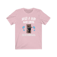 Just A Boy Who Loves Pileated Woodpeckers Shirt - pileated woodpecker print design