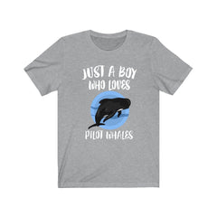 Just A Boy Who Loves Pilot Whales Shirt - pilot whale print design