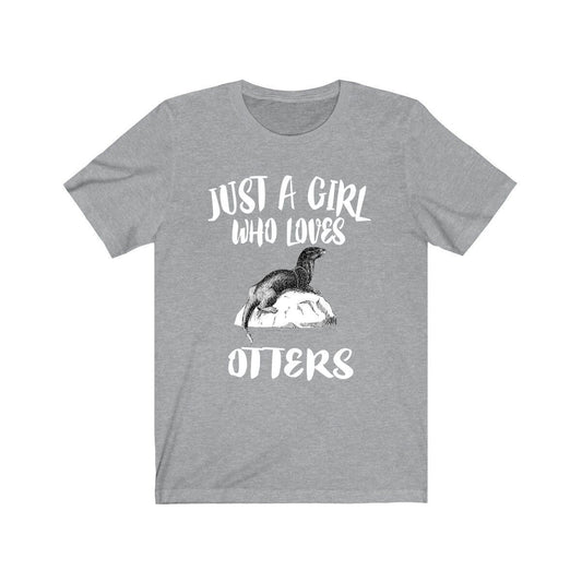 Just A Girl Who Loves Otters Shirt - otter print design