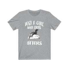 Just A Girl Who Loves Otters Shirt - otter print design