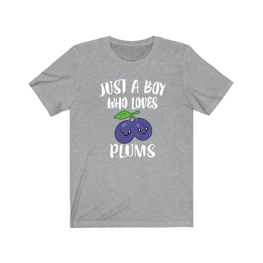 Just A Boy Who Loves Plums Fruit Shirt - plum print design