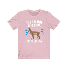 Just a boy who loves pronghorns American prairie wildlife tee