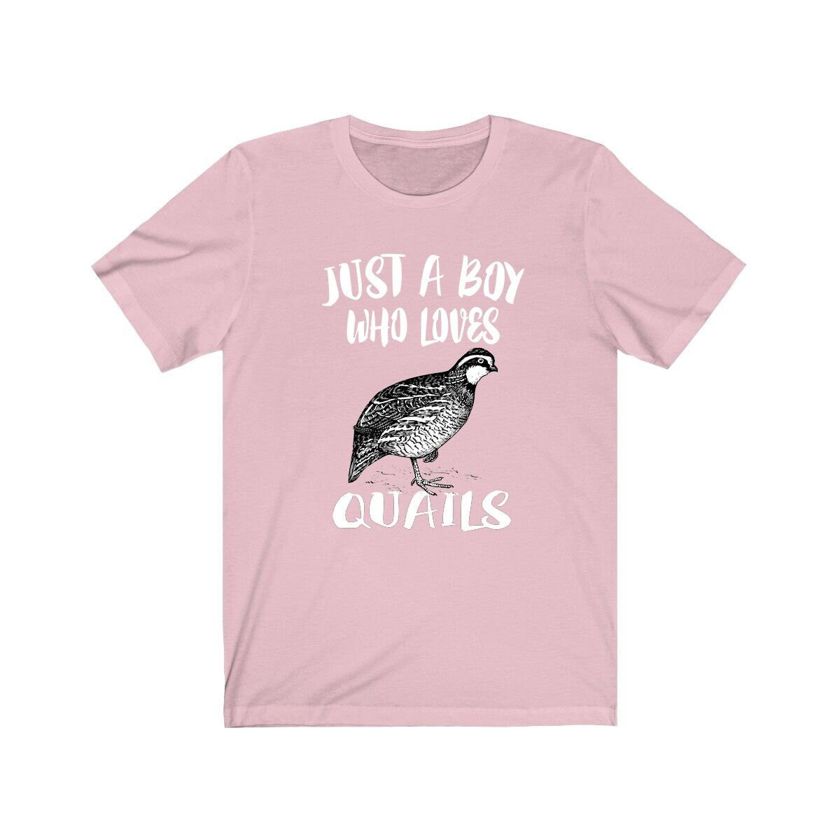 Just A Boy Who Loves Quails Shirt - quail print design