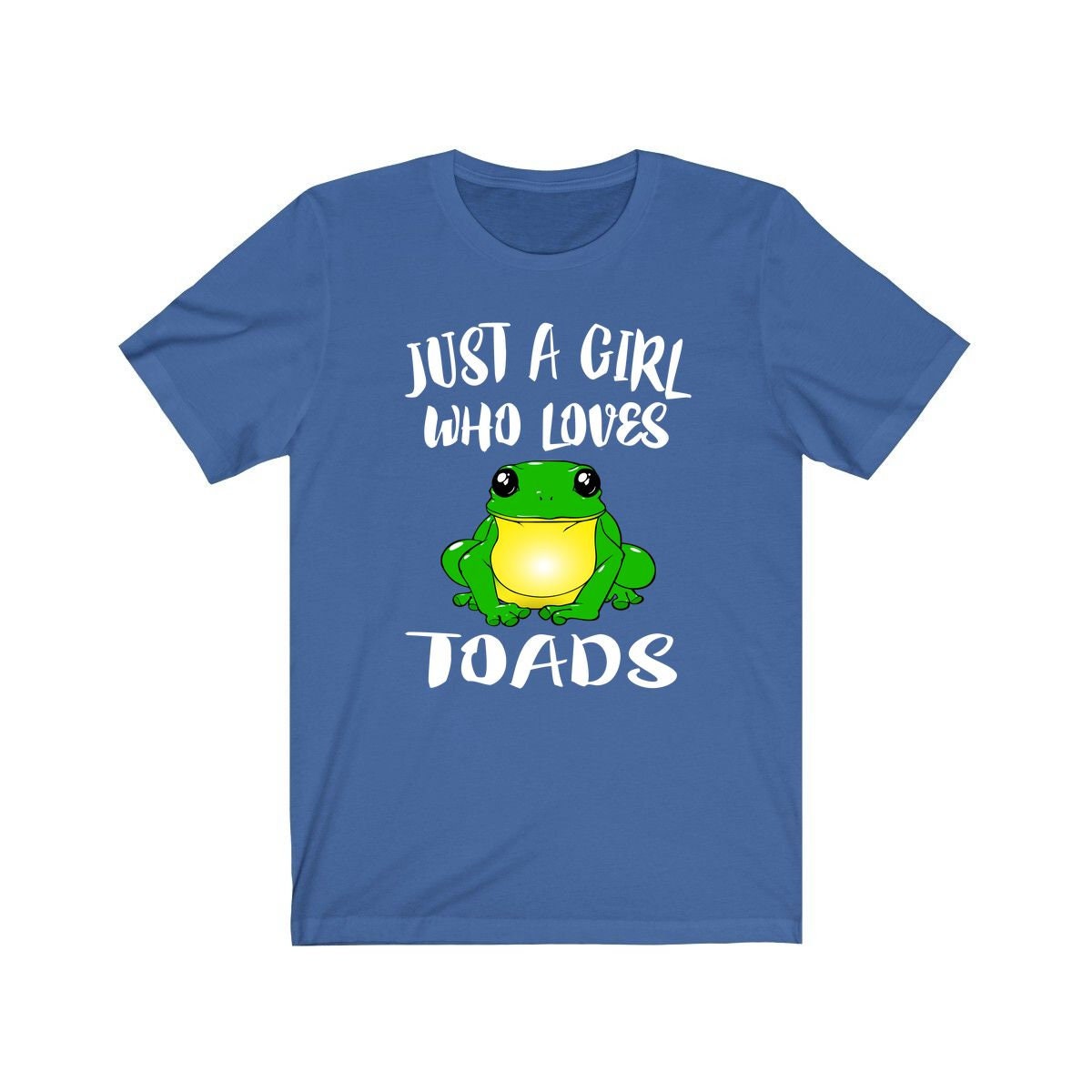 Just a girl who loves toads garden backyard amphibian lover tee