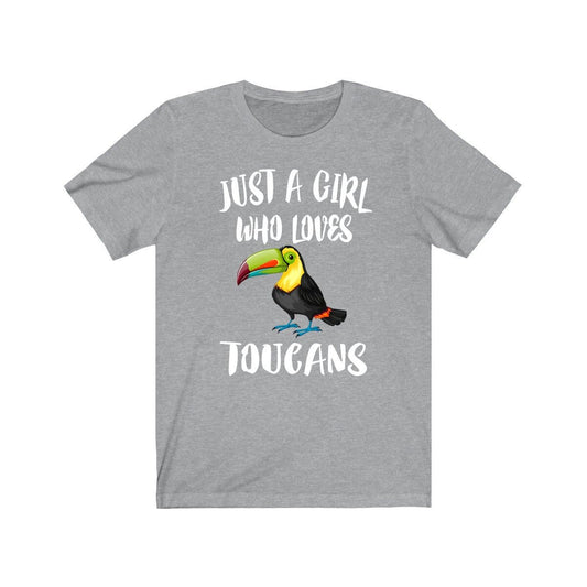 Just A Girl Who Loves Toucans Bird Shirt - toucan print design