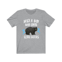 Sloth Bear T-Shirt for Boys - sloth bear print design