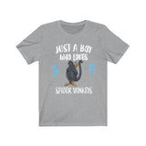Just A Boy Who Loves Spider Monkeys Shirt, Spider Monkey Lover Shirt, Monkey Shirt, Monkey Lover Gift, Animal Adult Kids T-Shirt Image 1