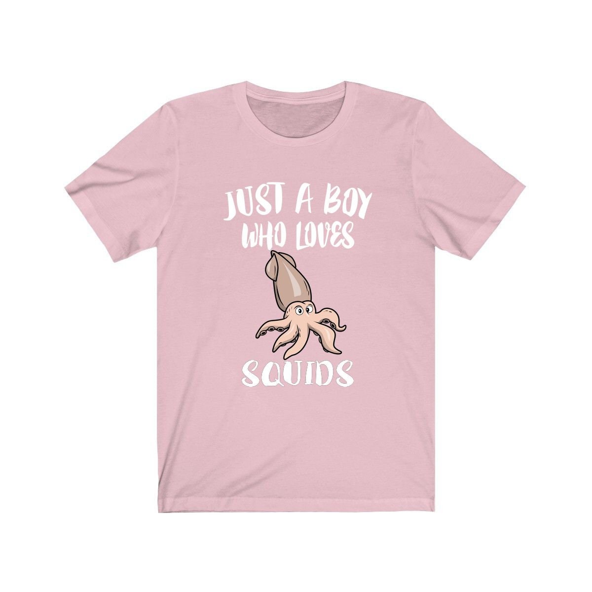 Just A Boy Who Loves Squids Shirt - squid print design