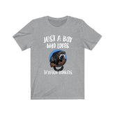 Just A Boy Who Loves Tamarin Monkeys Shirt, Tamarin Monkey Lover Shirt, Monkey Shirt, Monkey Lover Gift, Animal Adult Kids T-Shirt Image 1