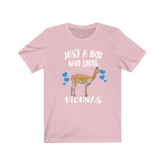 Just A Boy Who Loves Vicunas Shirt - vicuna print design