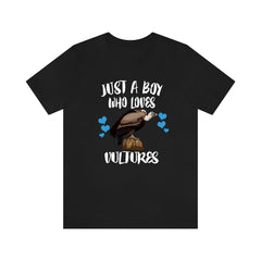 Just A Boy Who Loves Vultures Shirt - vulture print design