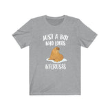 Just A Boy Who Loves Walruses Shirt, Walrus Lover Shirt, Walrus Shirt, Walrus Lover Gift, Animal Adult Kids T-Shirt Image 2