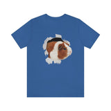 Cute Guinea Pig Torn Ripped Hole T-Shirt, Guinea Pig Owner Shirt, Guinea Pig Lover Gift, Guinea Pig Shirt, Animal Adult Toddler Kids T-Shirt Image 2