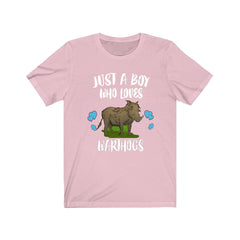 Just A Boy Who Loves Warthogs Shirt - warthog print design