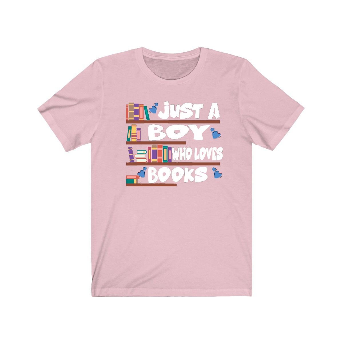Book Lover T-Shirt for Boys - book print design