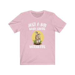 Just A Boy Who Loves Meerkats Shirt - meerkat print design