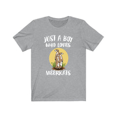 Just A Boy Who Loves Meerkats Shirt - meerkat print design
