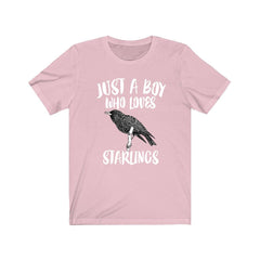 Just A Boy Who Loves Starlings Shirt - starling print design