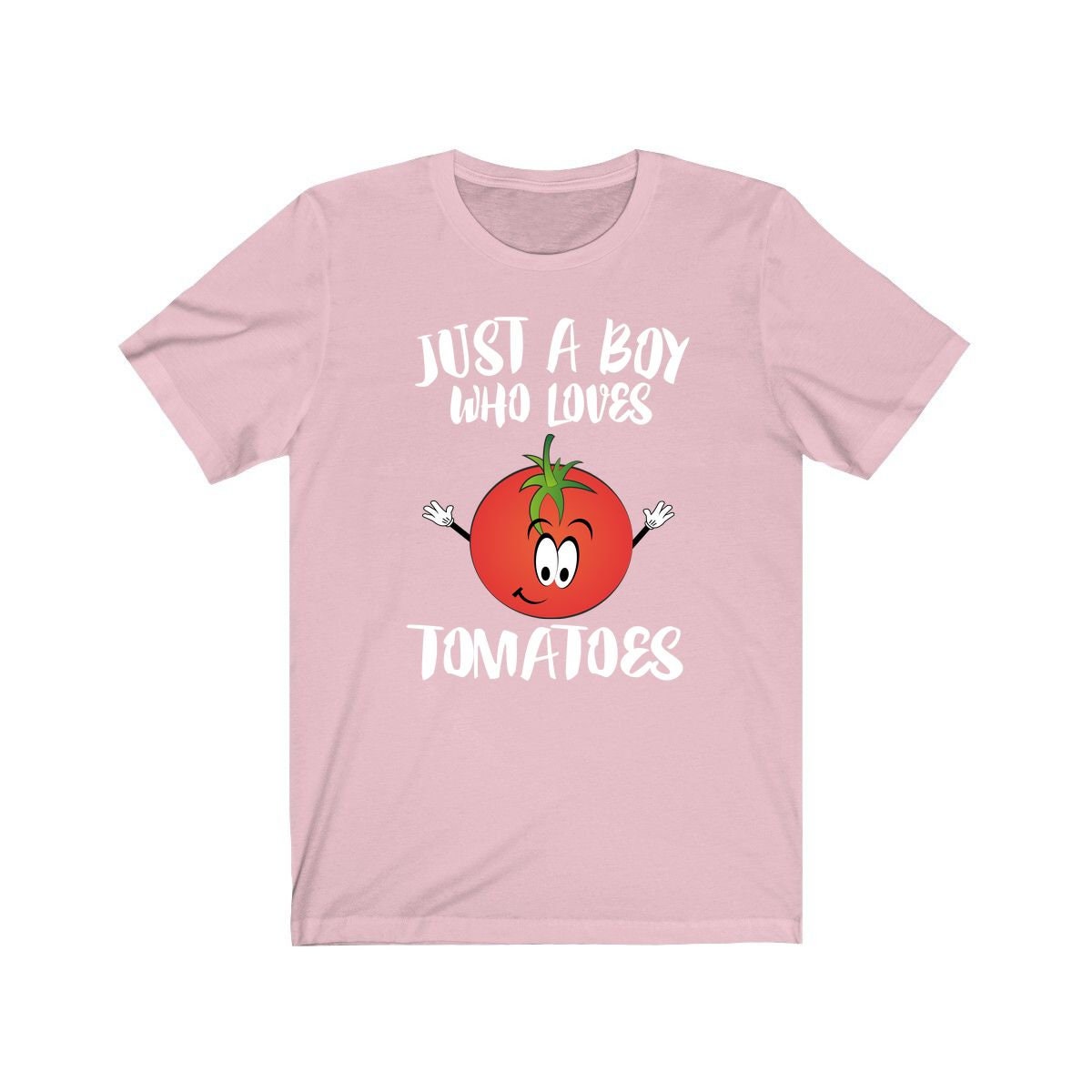 Just a boy who loves tomatoes garden vegetable lover tee