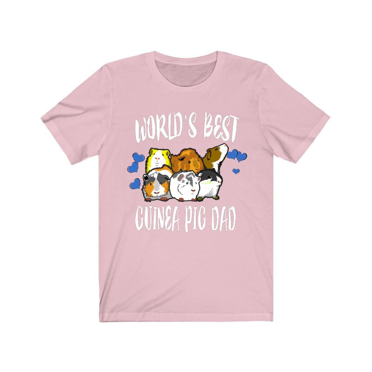 World's Best Guinea Pig Dad Shirt - guinea pig print design
