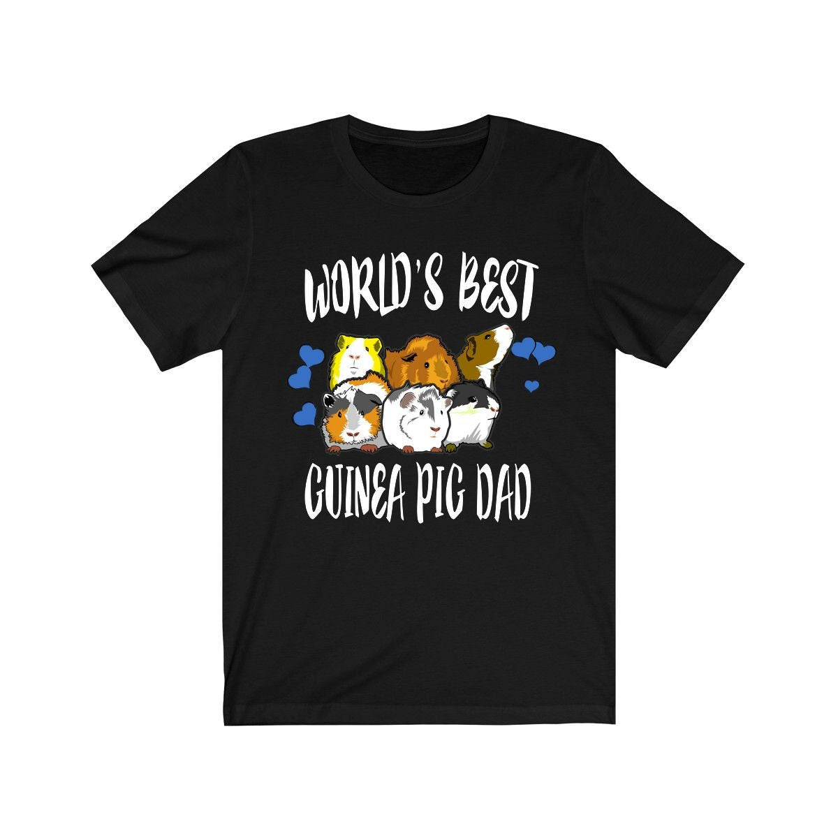 World's Best Guinea Pig Dad Shirt - guinea pig print design