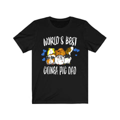 World's Best Guinea Pig Dad Shirt - guinea pig print design